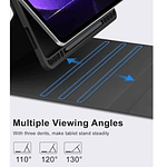 Funda Con Teclado Español Touchpad Para Samsung Galaxy S7+ / S8+ / S7 Fe 12.4