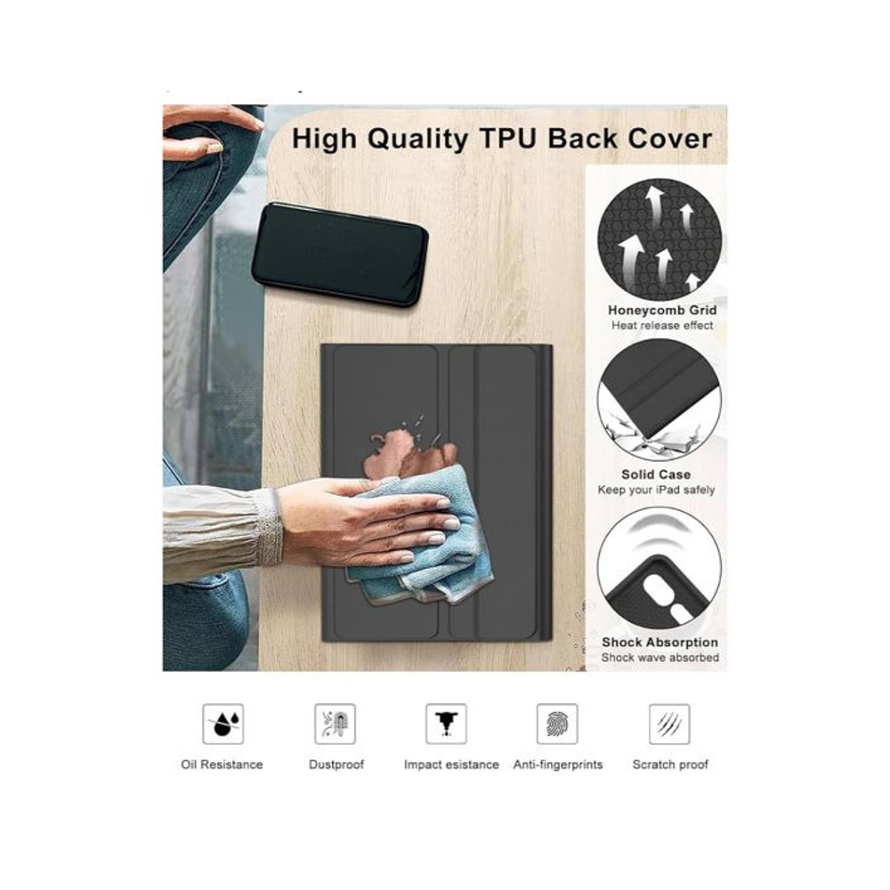 Funda Con Teclado Español Touchpad Para Samsung Galaxy S7+ / S8+ / S7 Fe 12.4