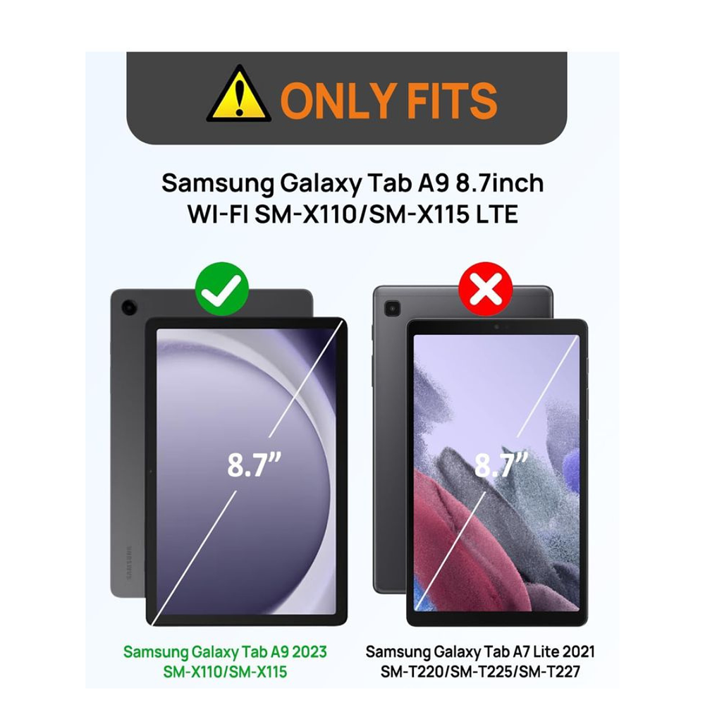 Funda Con Teclado Español Para Samsung Tab A9 8.7 