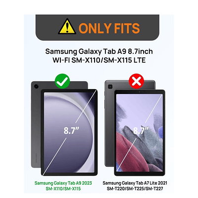 Funda Con Teclado Español Para Samsung Tab A9 8.7 