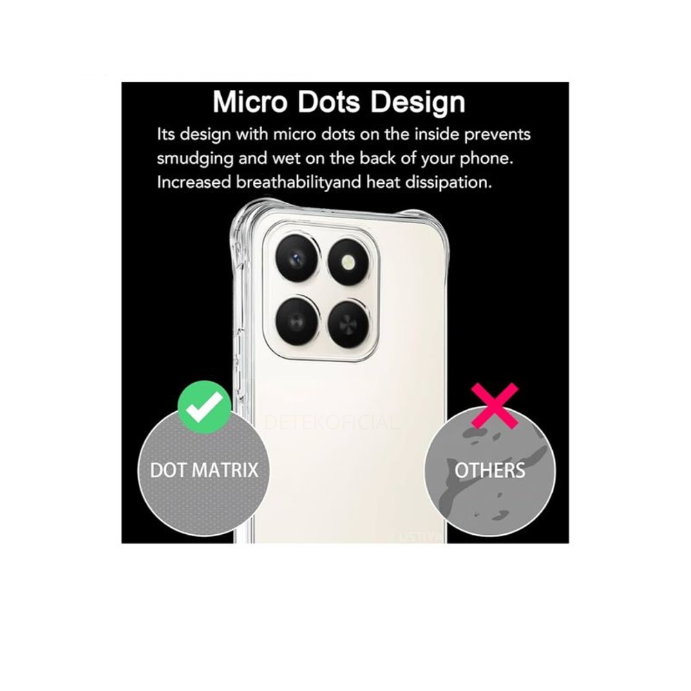 Carcasa Transparente Reforzado Para Honor 400 Smart 