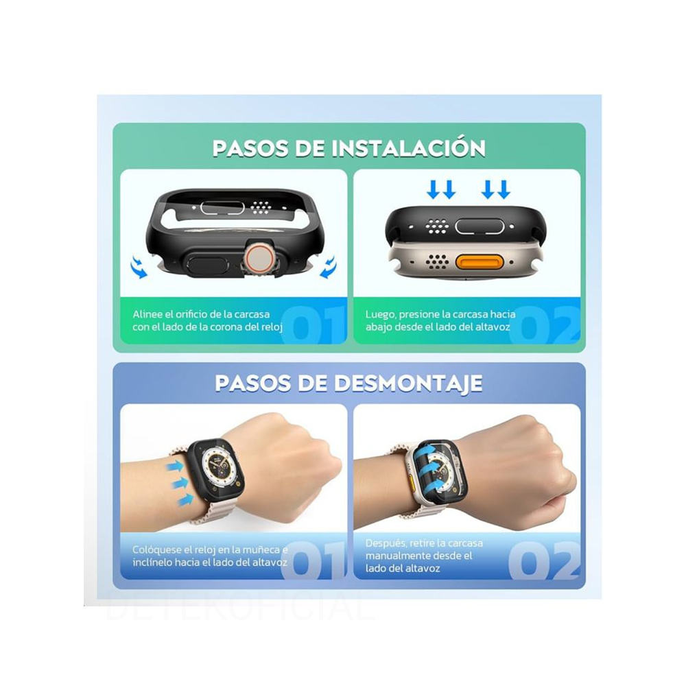 Carcasas Protectora Para Apple Watch Todas Las Medidas
