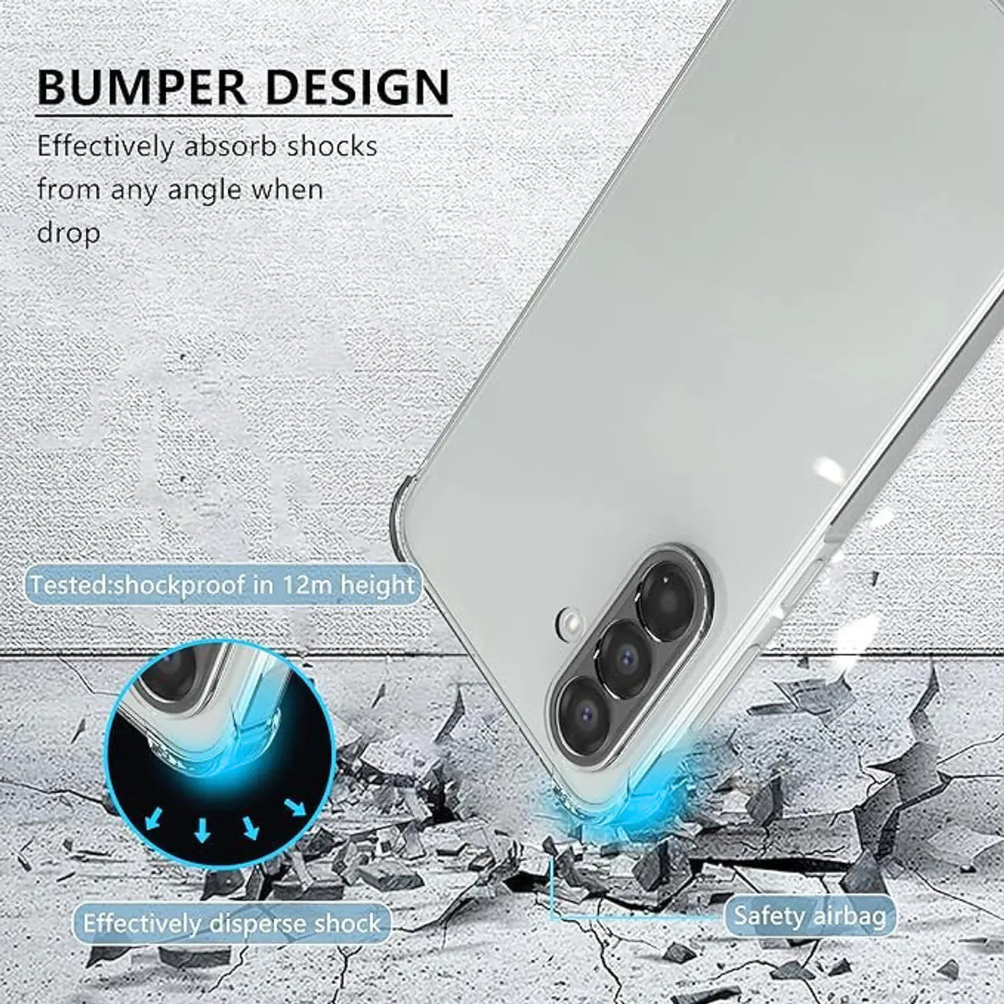 Carcasa Anti Golpes Transparente para Samsung Galaxy A57 4G 5G  6