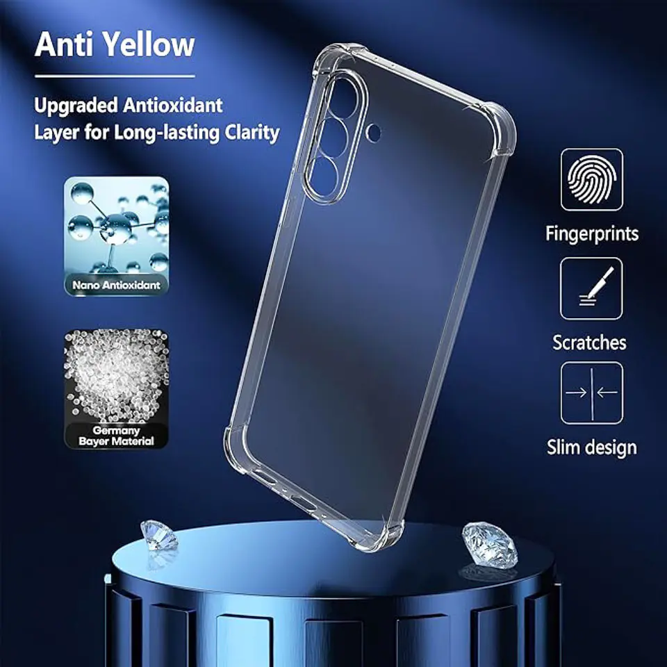 Carcasa Anti Golpes Transparente para Samsung Galaxy A57 4G 5G  7