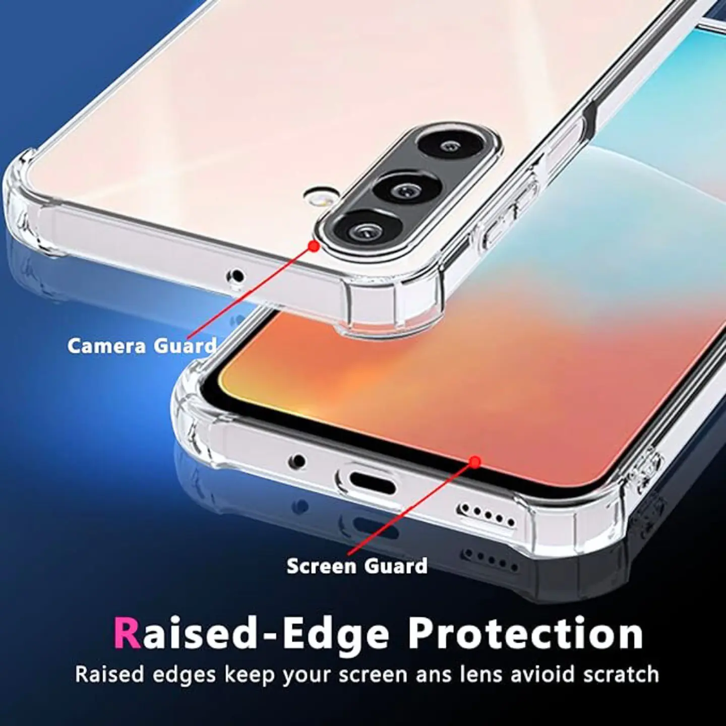 Carcasa Anti Golpes Transparente para Samsung A37 4G 5G  4