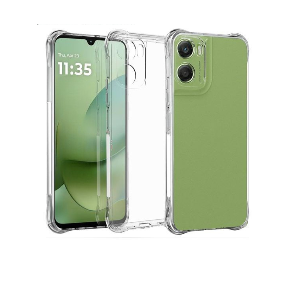 Carcasa Transparente Reforzado Para Motorola G06