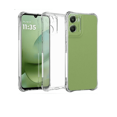 Carcasa Transparente Reforzado Para Motorola G06