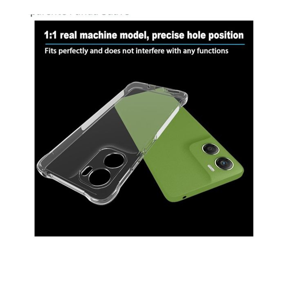 Carcasa Transparente Reforzado Para Motorola G06