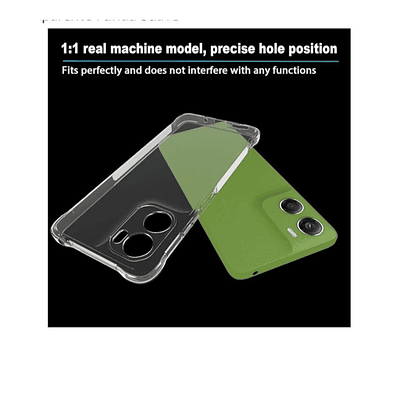 Carcasa Transparente Reforzado Para Motorola G06