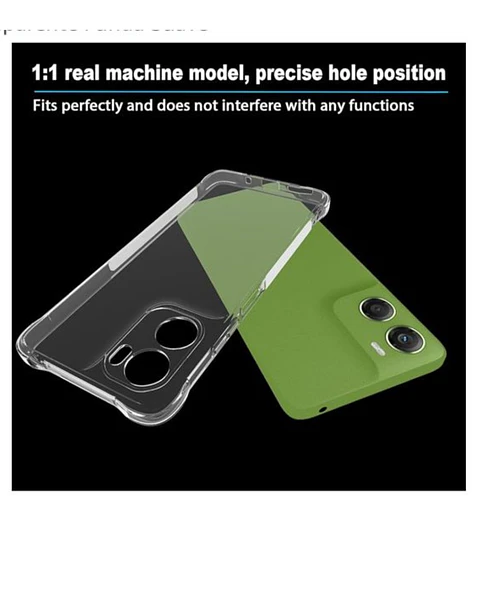 Carcasa Transparente Reforzado Para Motorola G06