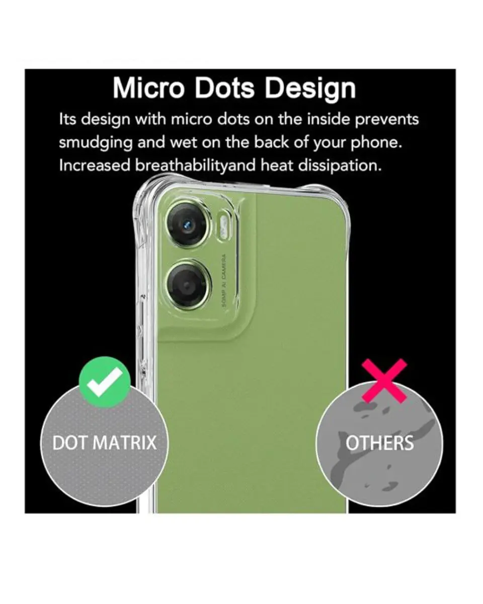 Carcasa Transparente Reforzado Para Motorola G06 6