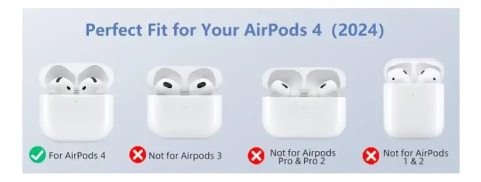 Funda Premium Armor Antigolpes para AirPods 4  2