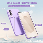 Carcasa Silicon Color Para Samsung Galaxy S25 Edge