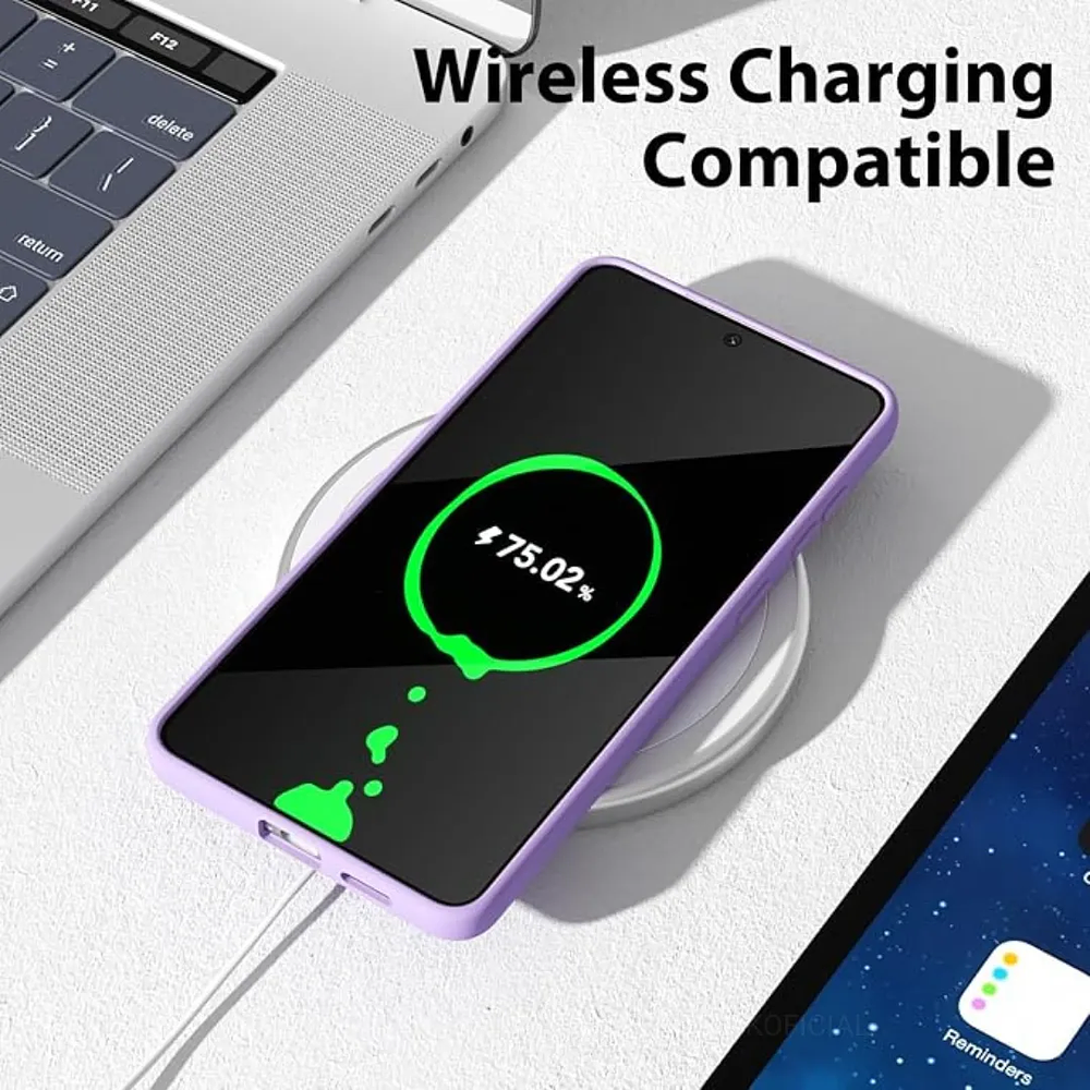 Carcasa Silicon Color Para Samsung Galaxy S25 Edge