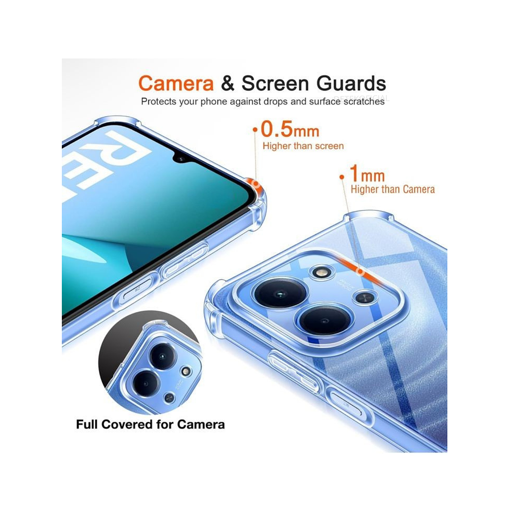 Carcasa Transparente Reforzado Para Xiaomi Redmi 15C 5G 