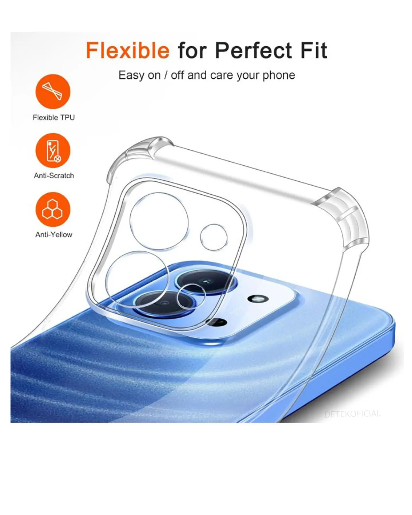 Carcasa Transparente Reforzado Para Xiaomi Redmi 15C 5G  4
