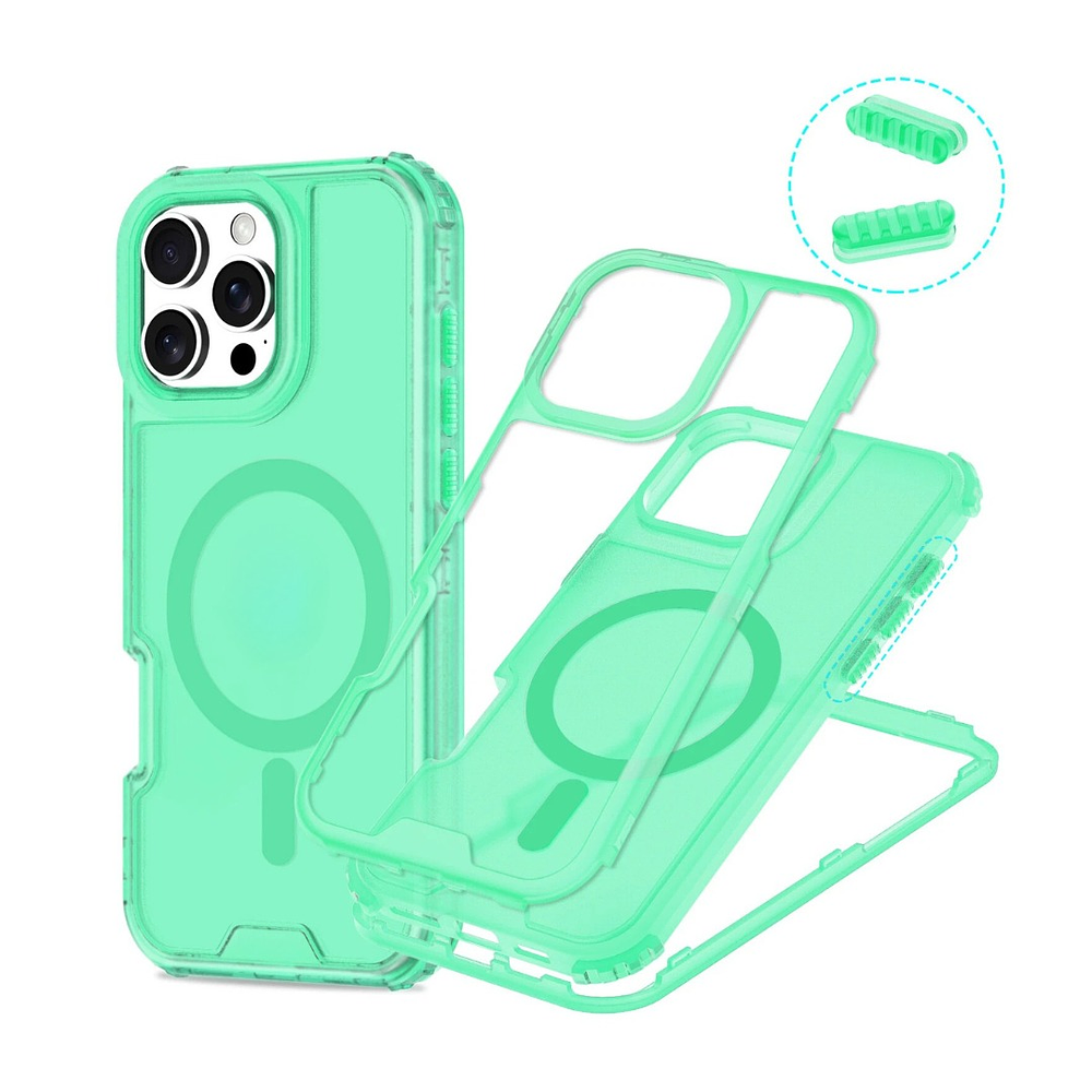 Carcasa Mate Para iPhone 15 Funda Magnética 360