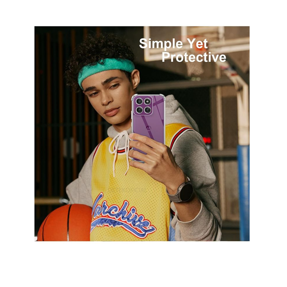 Carcasa Transparente Para Motorola Edge 60 Pro