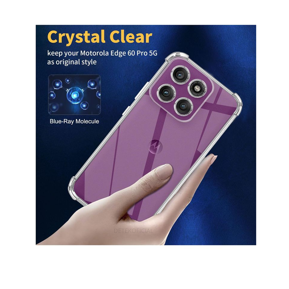 Carcasa Transparente Para Motorola Edge 60 Pro