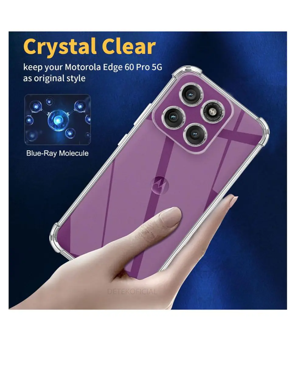 Carcasa Transparente Para Motorola Edge 60 Pro 5