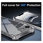 Carcasa Transparente Antishock Para iPhone 17e