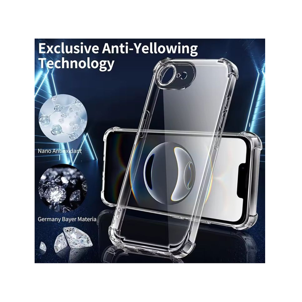 Carcasa Transparente Antishock Para iPhone 17e