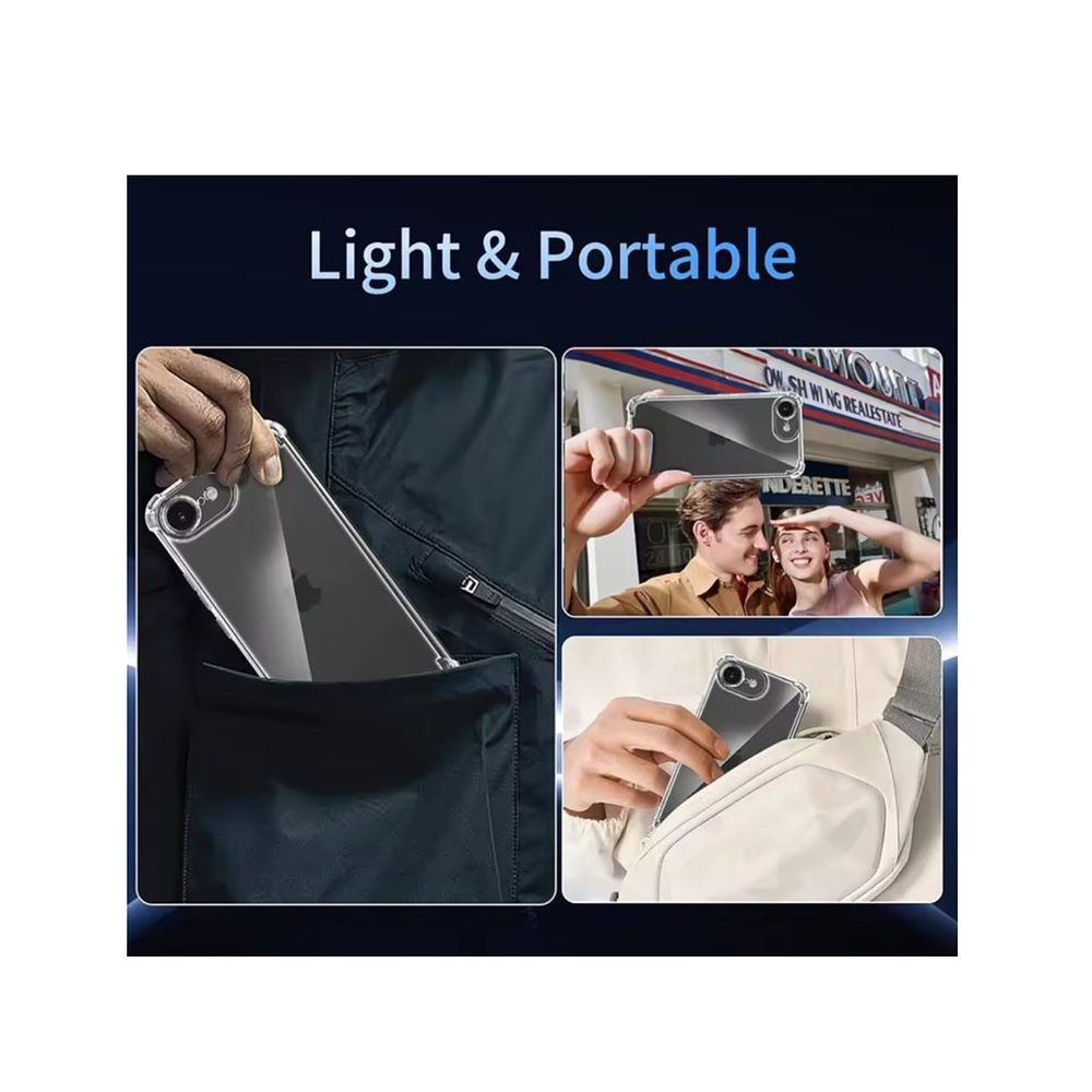 Carcasa Transparente Antishock Para iPhone 17e