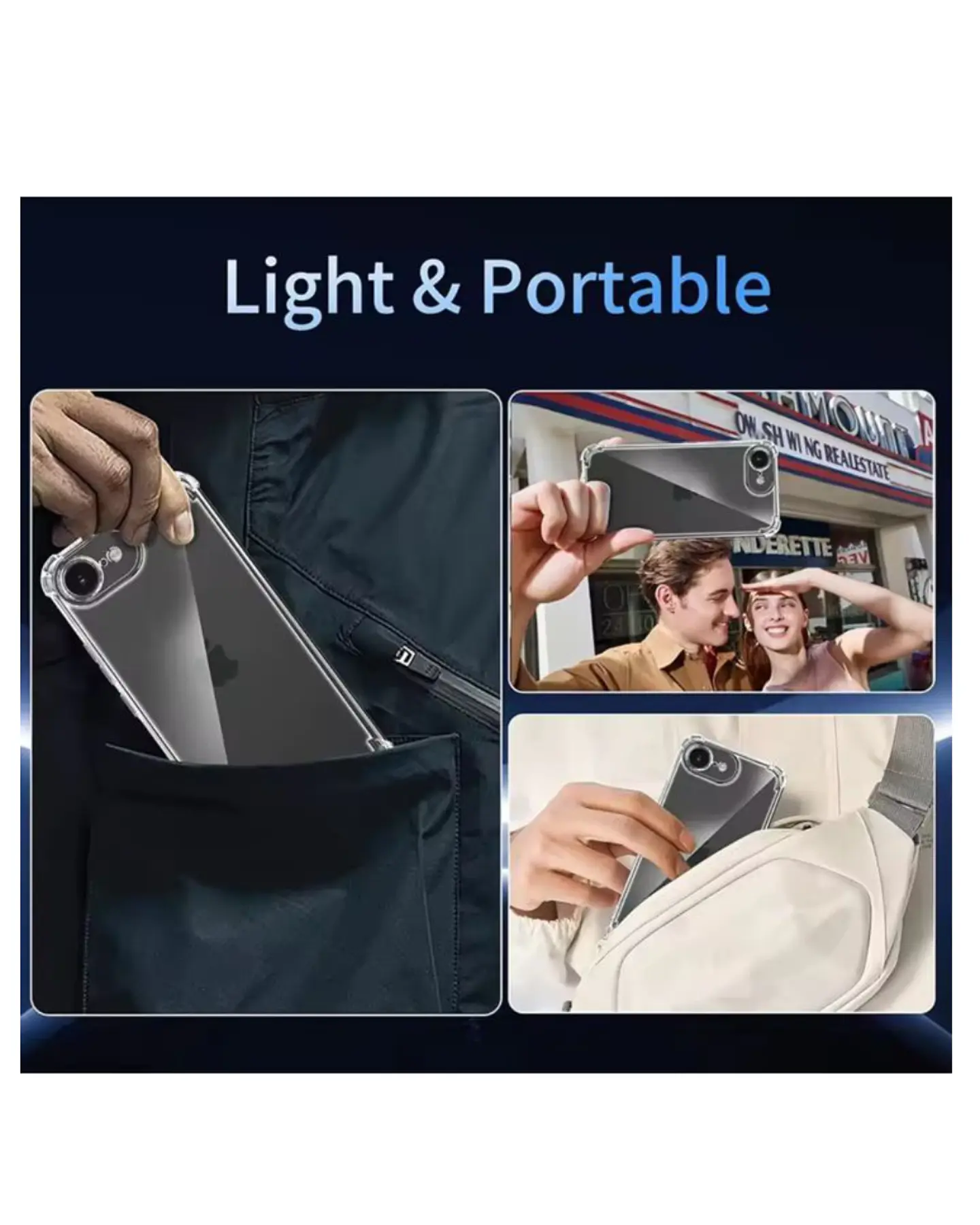 Carcasa Transparente Antishock Para iPhone 17e 5