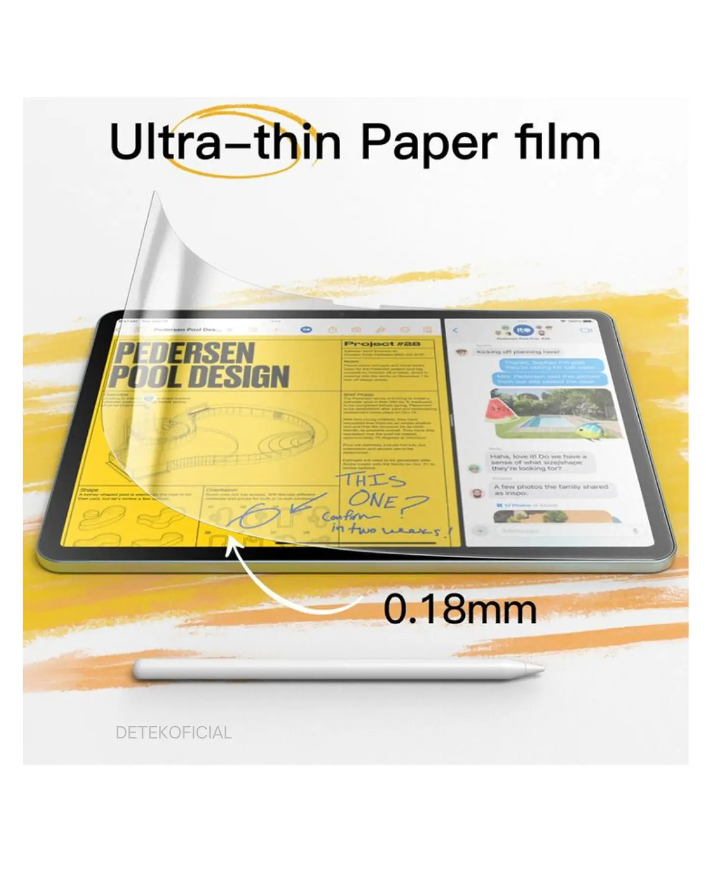 Lamina PaperLike Efecto Papel Para iPad Air 11 M4 2026 5