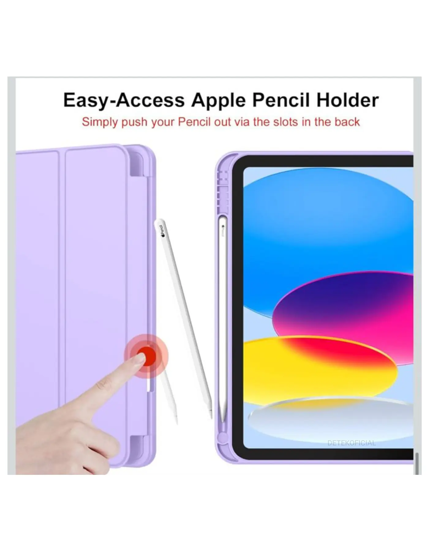 Funda Smart Cover Con Ranura Para iPad 11th Generación A16 2025 10