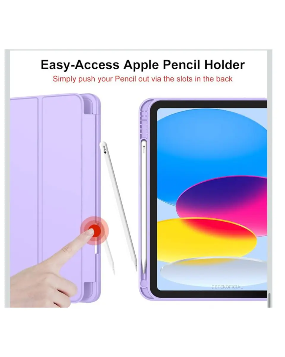 Funda Smart Cover Con Ranura Para iPad 11th Generación A16 2025 10
