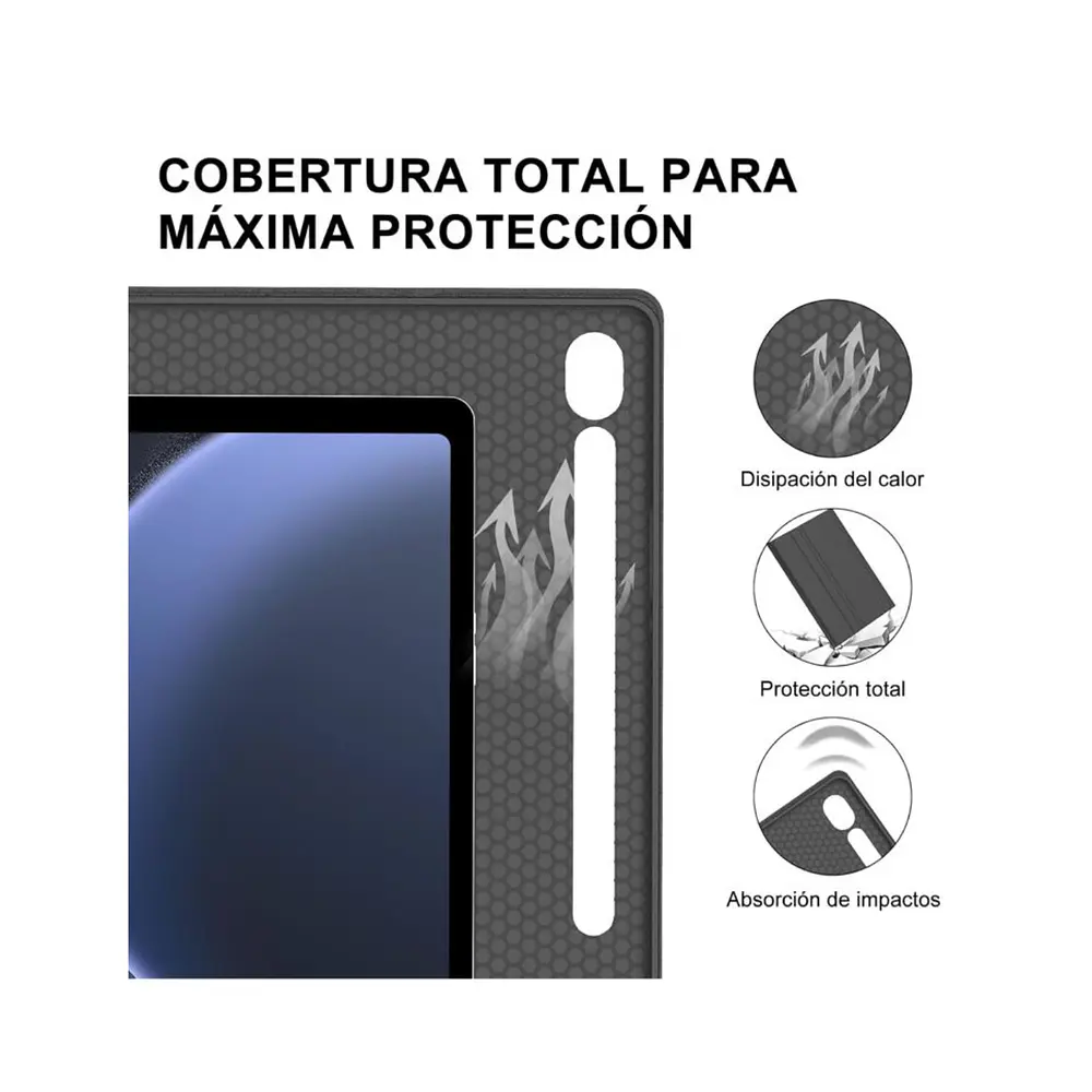 Funda Con Teclado Español Touchpad Para Samsung S10 Lite 