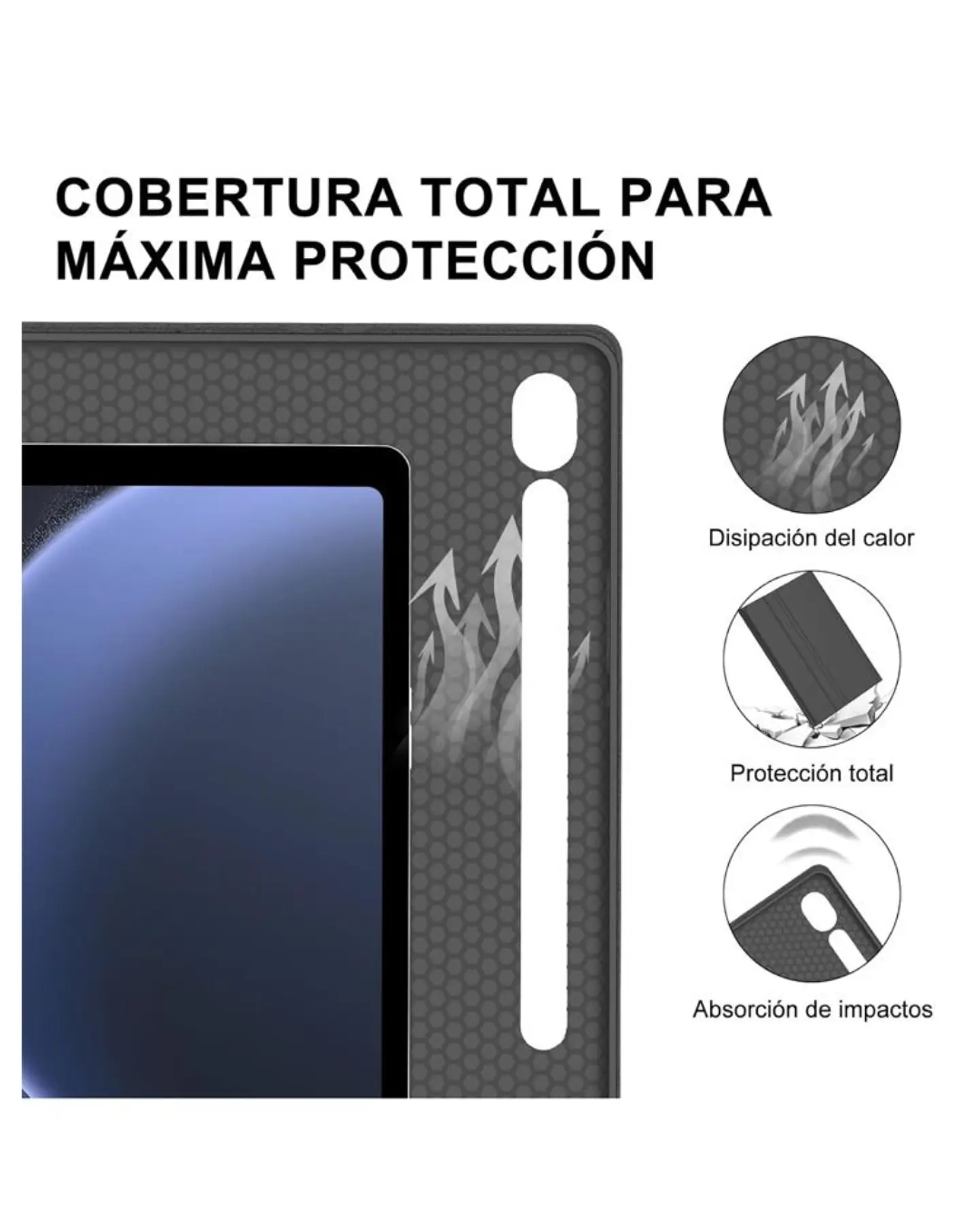 Funda Con Teclado Español Touchpad Para Samsung S10 Lite  3