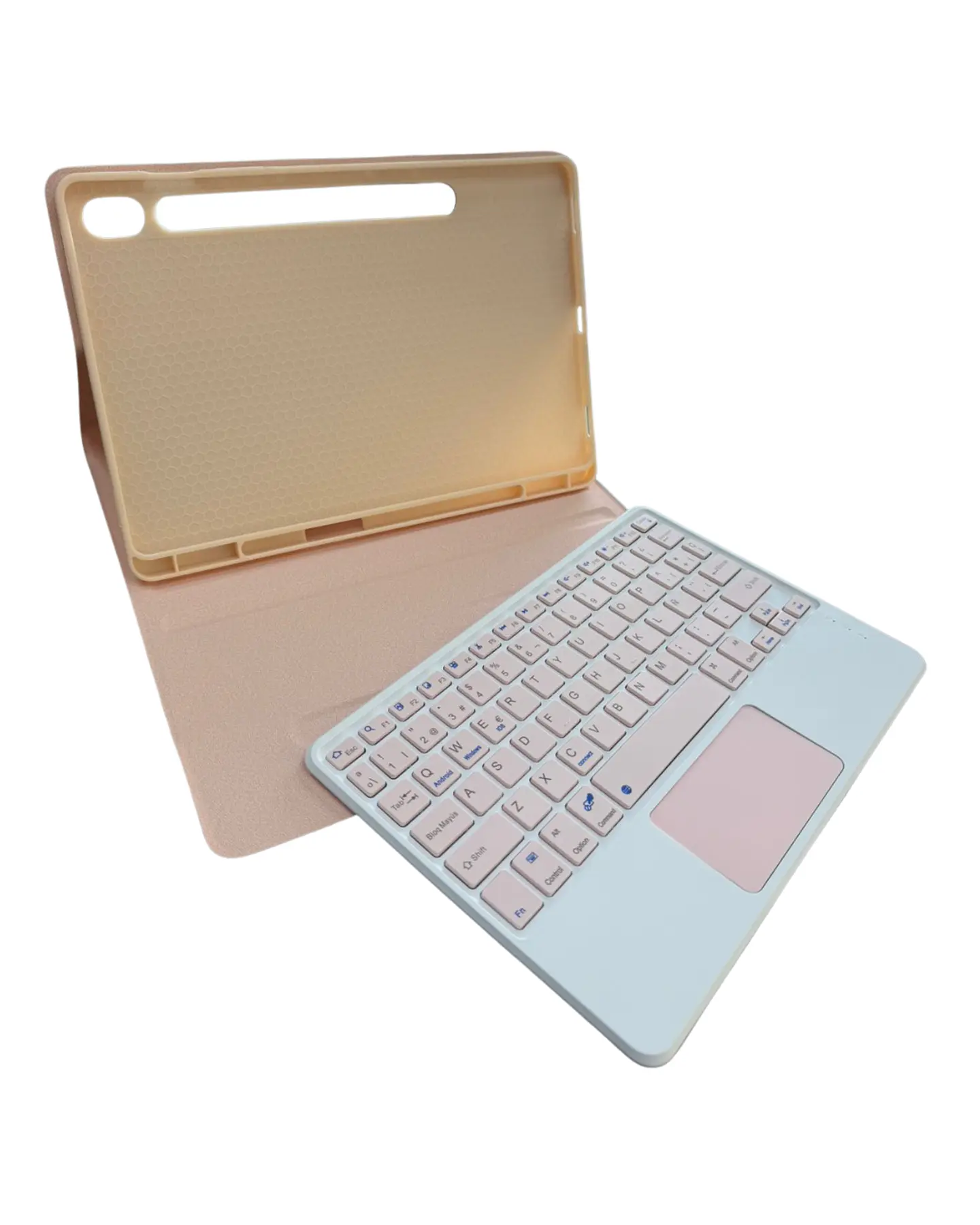 Funda Con Teclado Español Touchpad Para Samsung S10 Lite  6