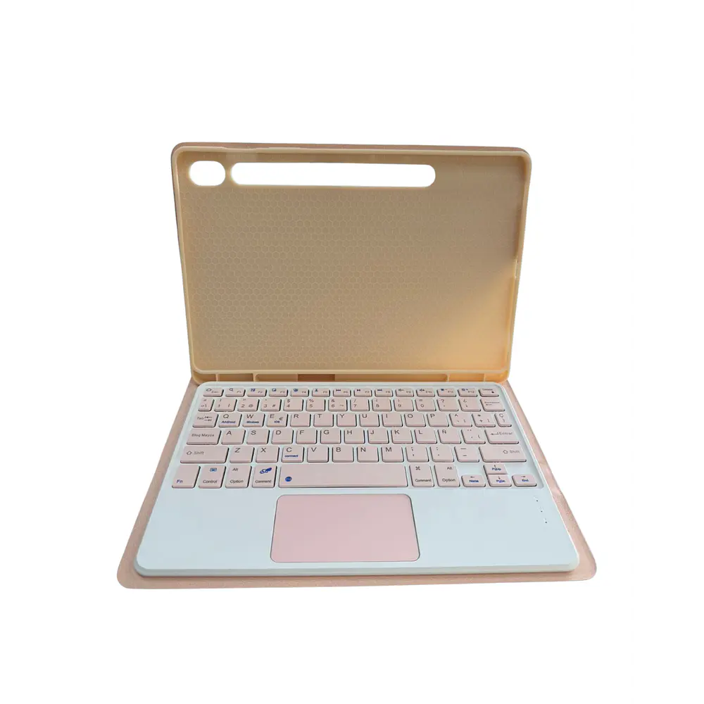 Funda Con Teclado Español Touchpad Para Samsung S10 Lite 