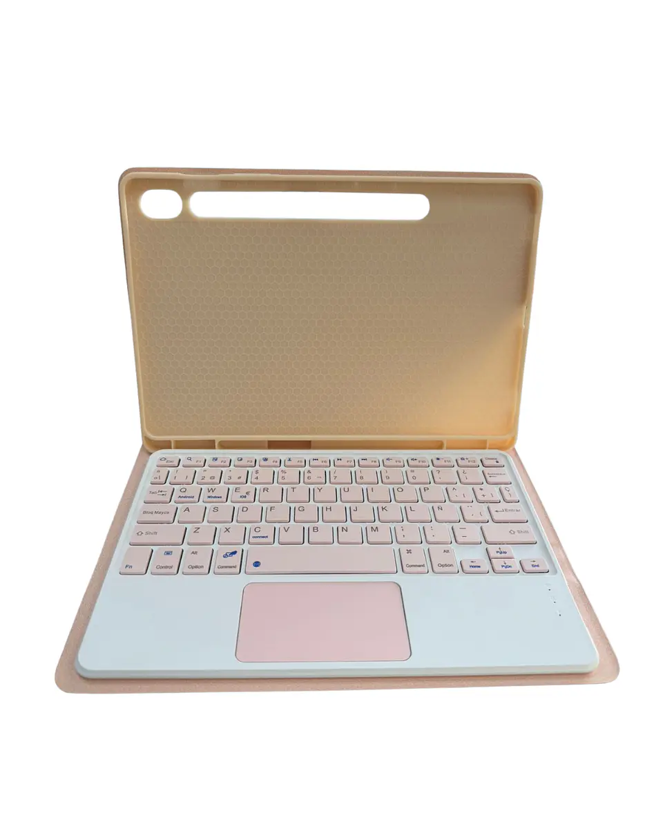 Funda Con Teclado Español Touchpad Para Samsung S10 Lite  7