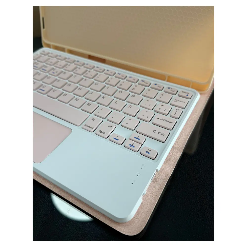 Funda Con Teclado Español Touchpad Para Samsung S10 Lite 