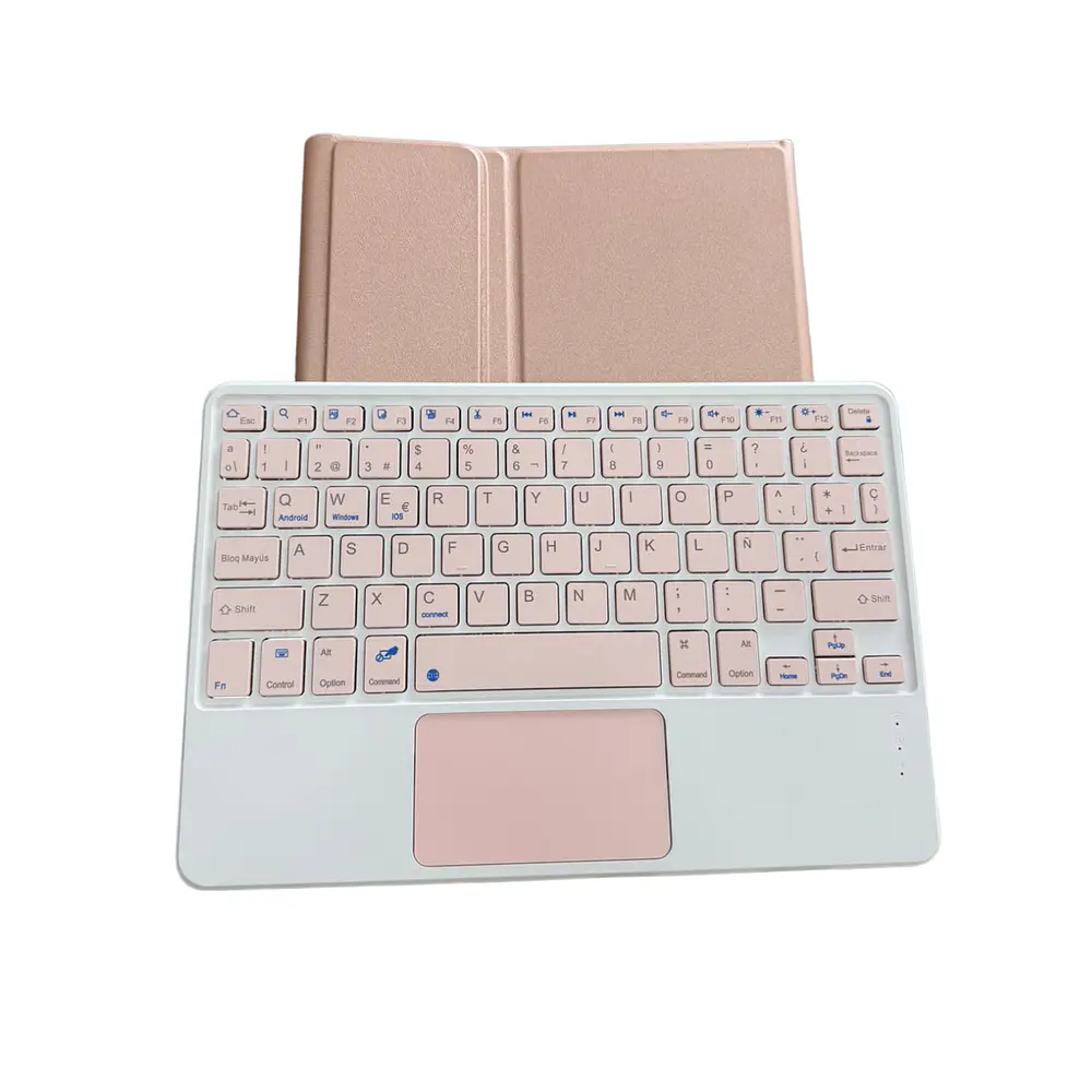 Funda Con Teclado Español Touchpad Para Samsung S10 Lite 