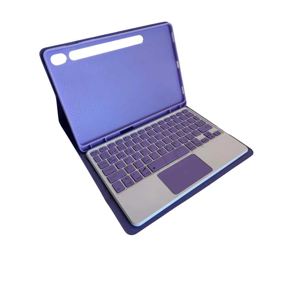Funda Con Teclado Español Touchpad Para Samsung S10 Lite 
