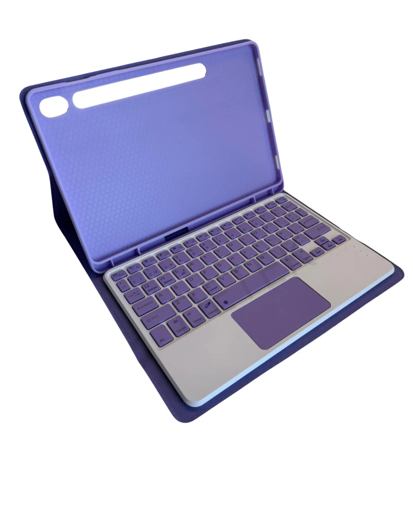 Funda Con Teclado Español Touchpad Para Samsung S10 Lite  13