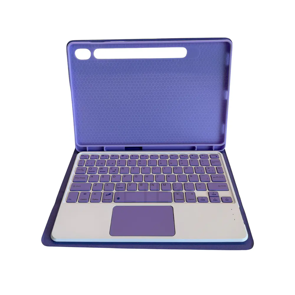 Funda Con Teclado Español Touchpad Para Samsung S10 Lite 