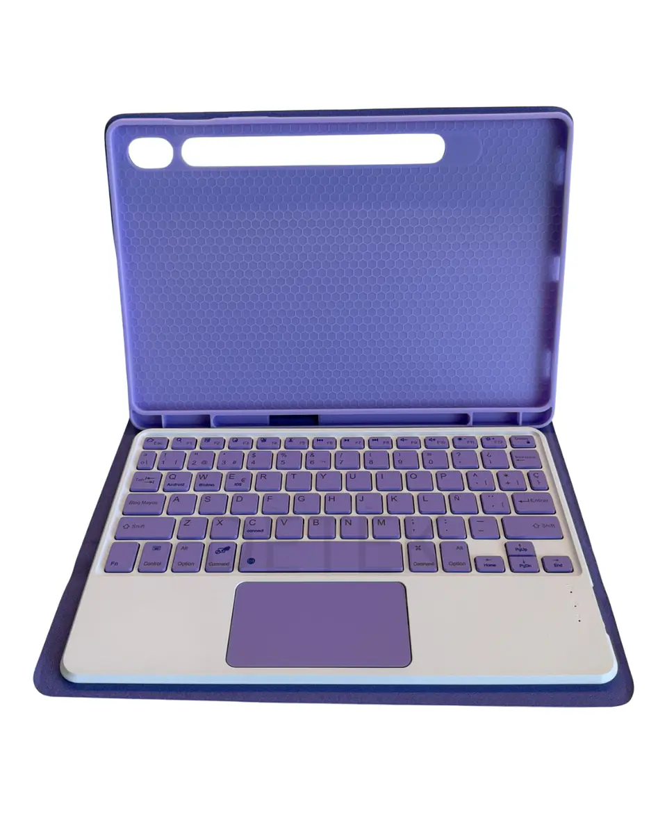 Funda Con Teclado Español Touchpad Para Samsung S10 Lite  14
