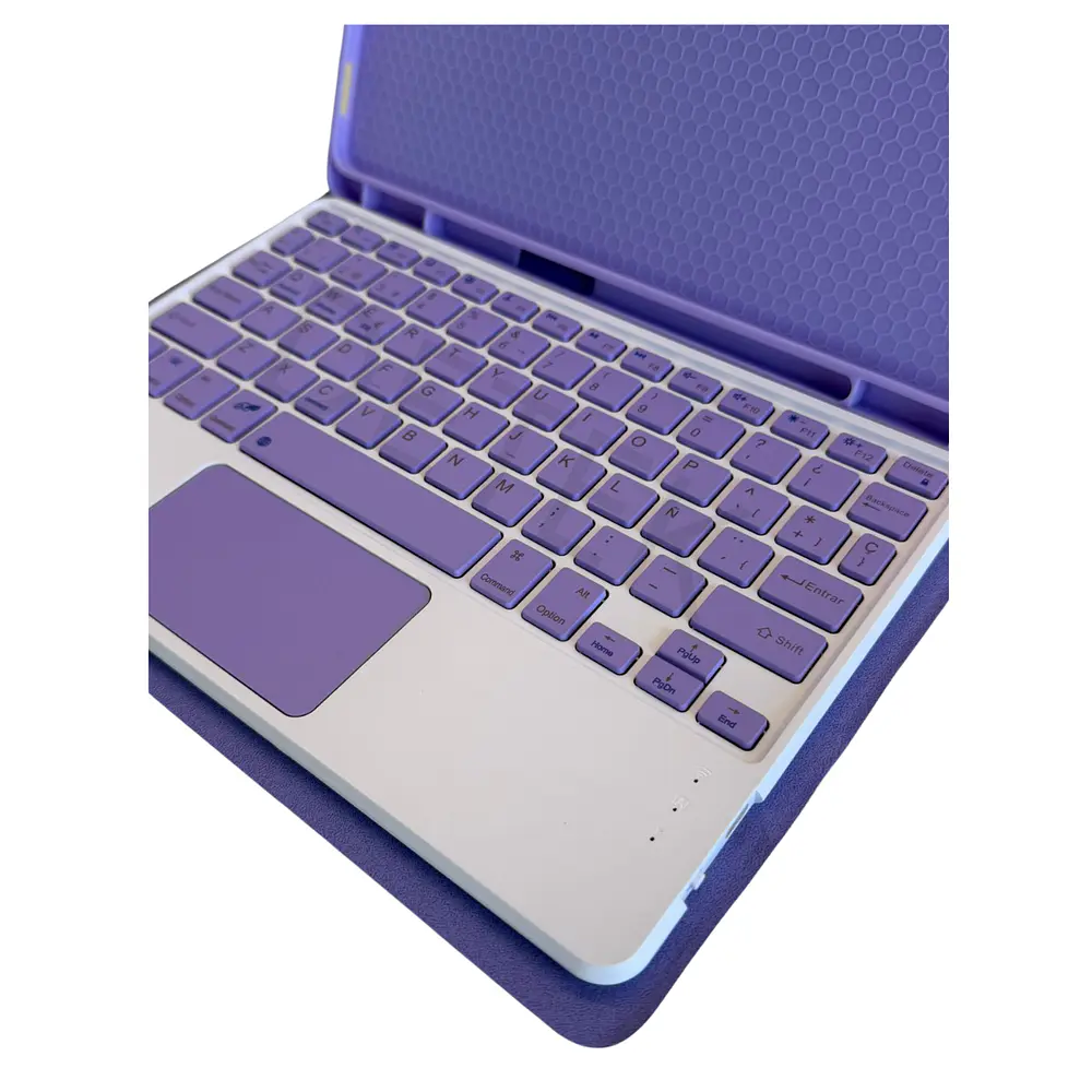 Funda Con Teclado Español Touchpad Para Samsung S10 Lite 