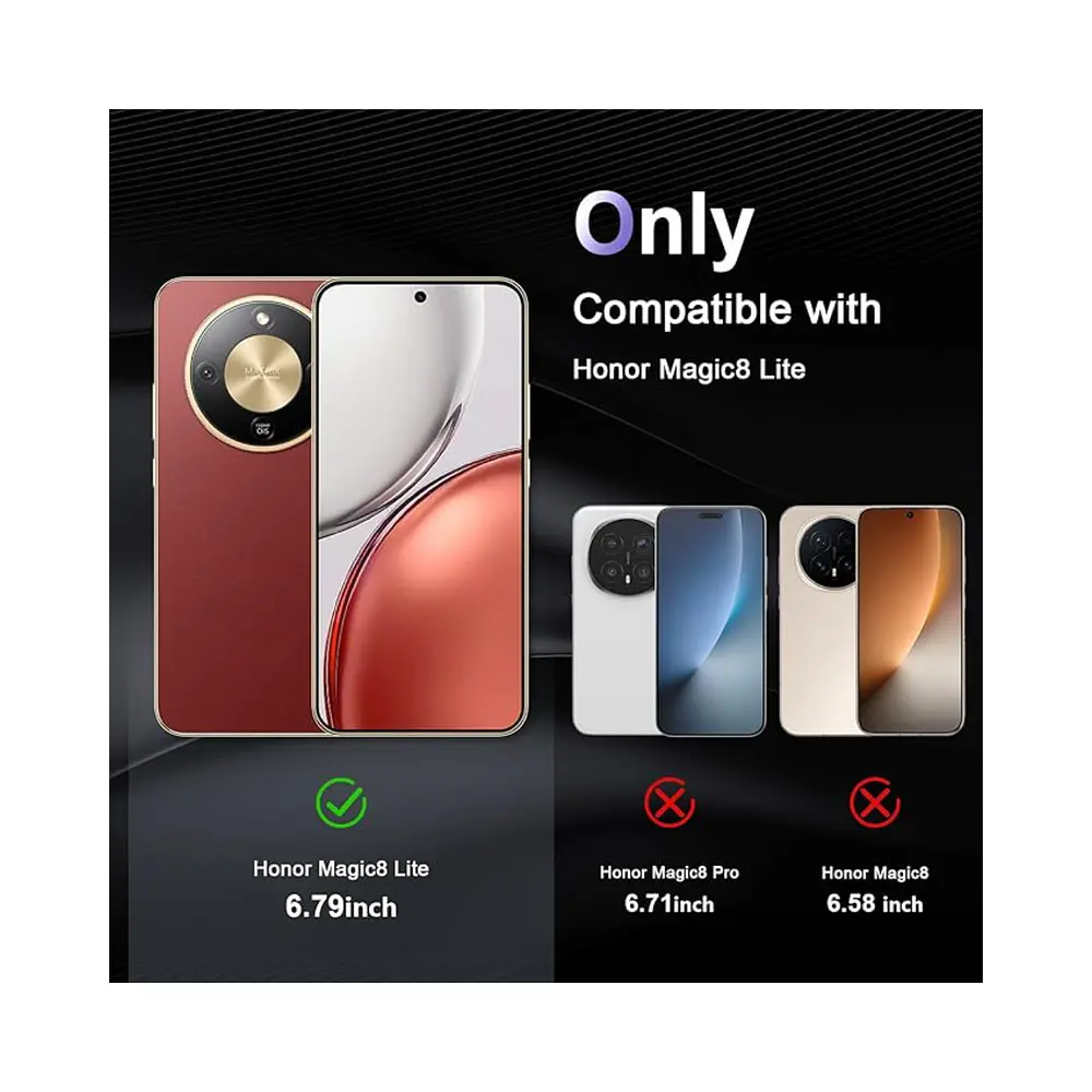 Carcasa Transparente Para Honor Magic 8 lite