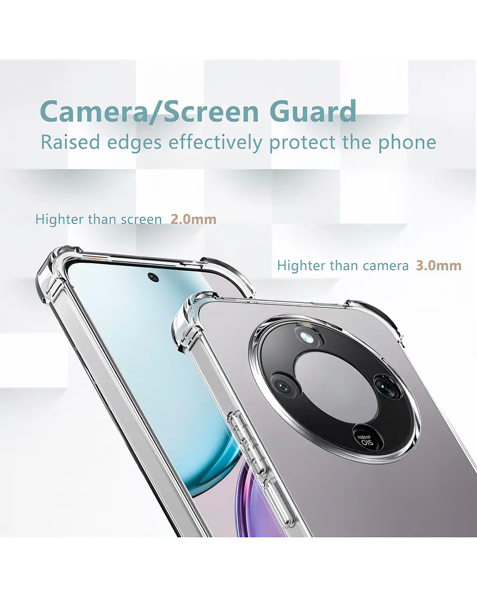 Carcasa Transparente Para Honor Magic 8 lite 6