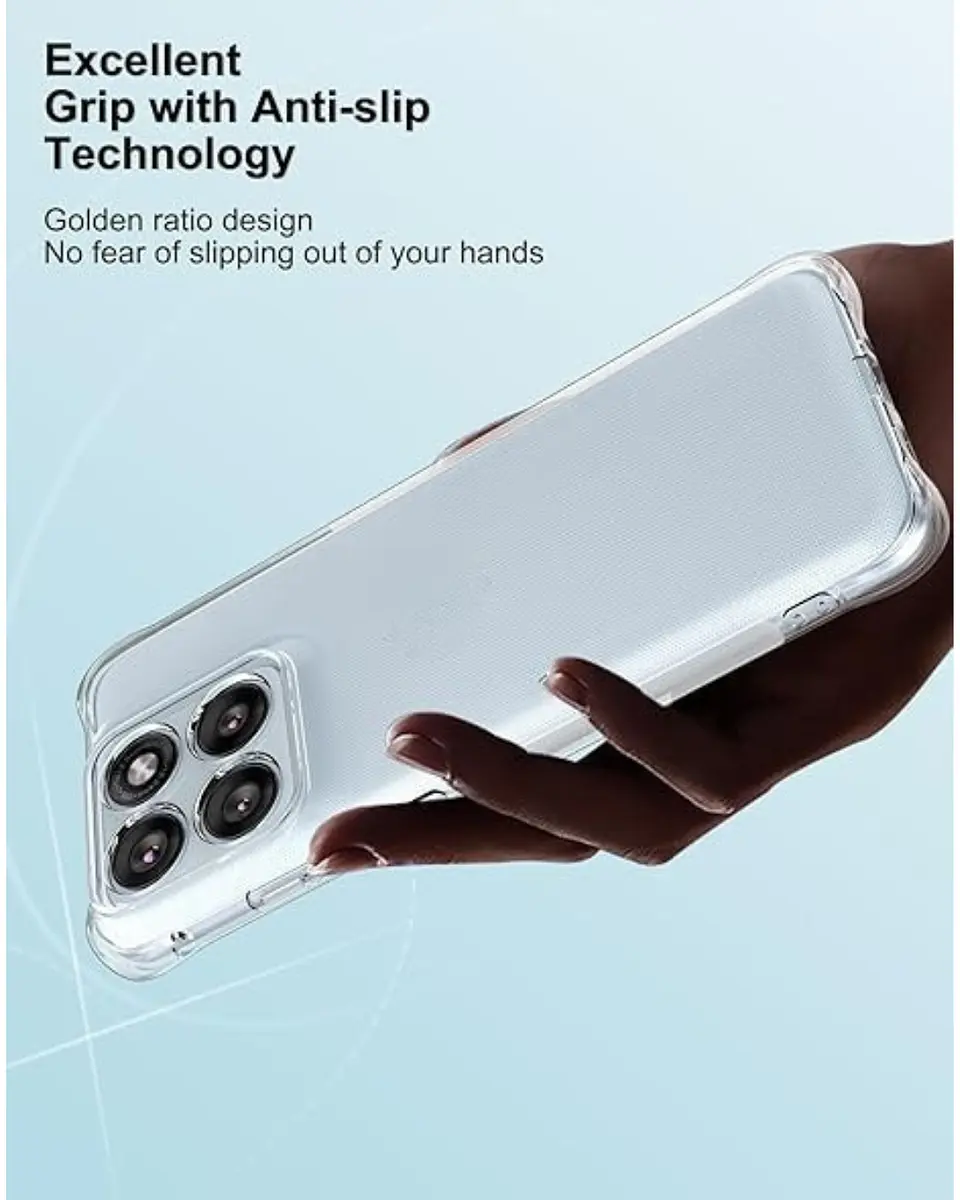 Carcasa Transparente Reforzada para Motorola Edge 70 5g 3