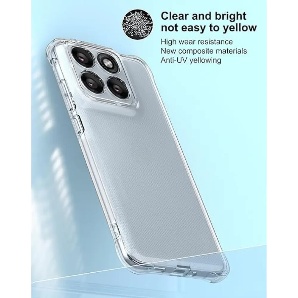 Carcasa Transparente Reforzada para Motorola Edge 70 5g