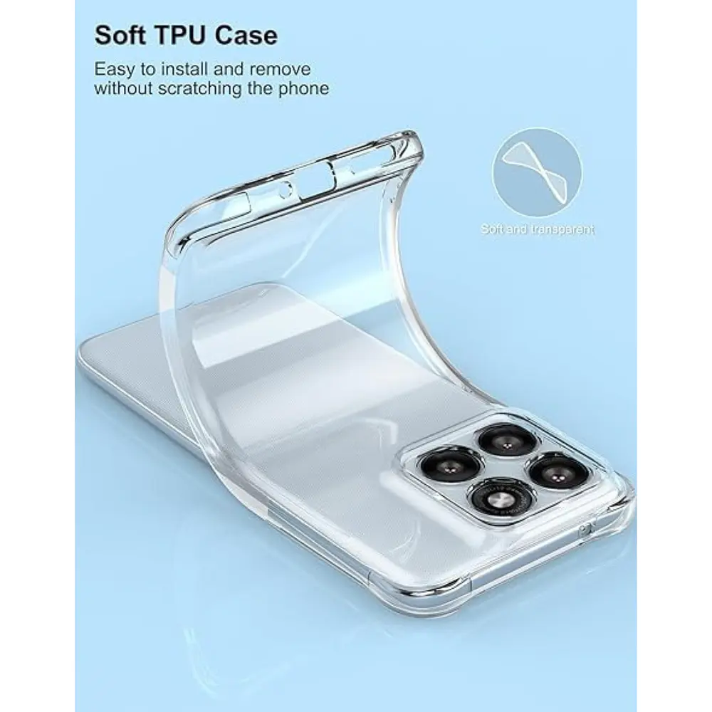 Carcasa Transparente Reforzada para Motorola Edge 70 5g