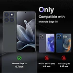 Carcasa Transparente Reforzada para Motorola Edge 70 5g