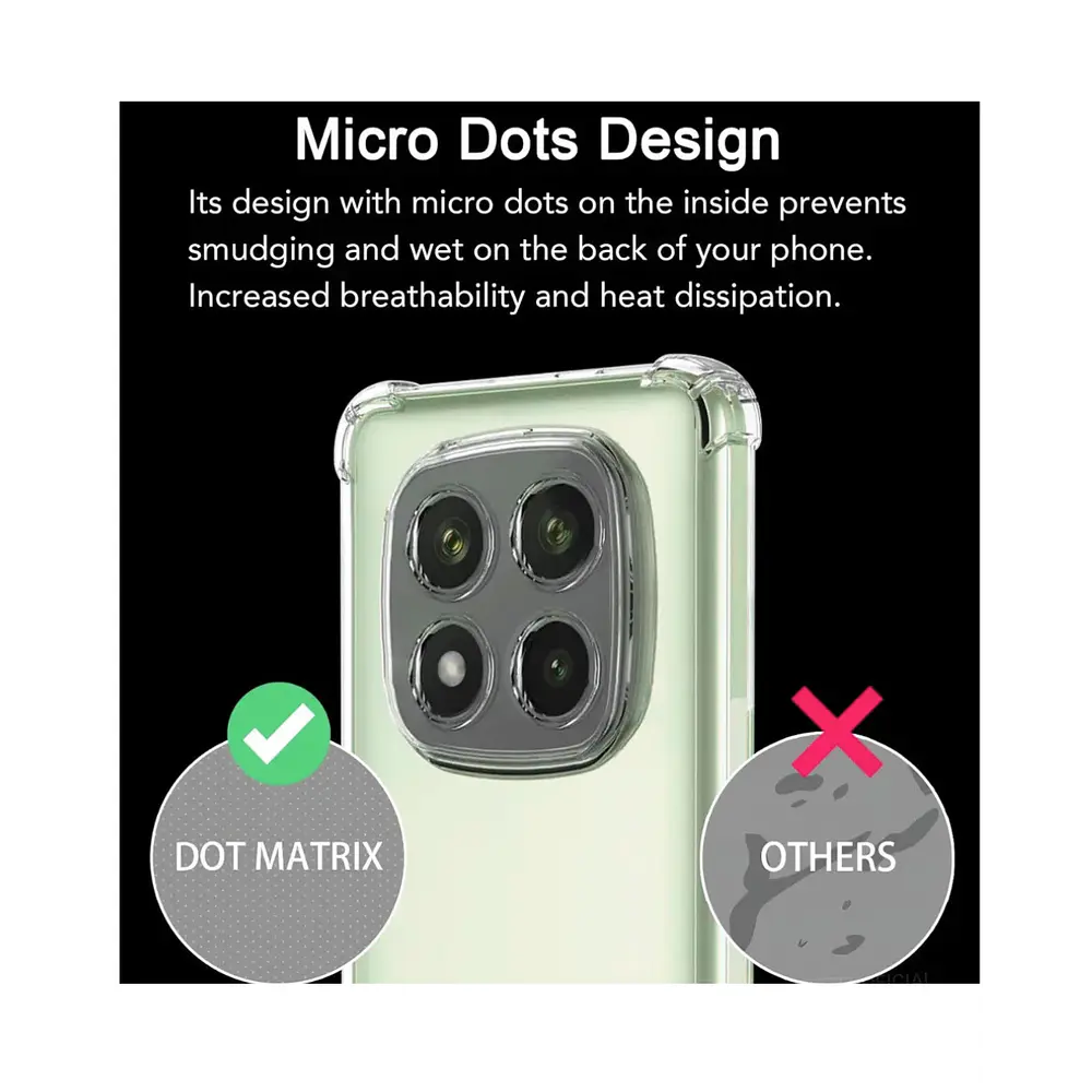 Carcasa Anti Golpes Transparente para Redmi Note 15 5g 